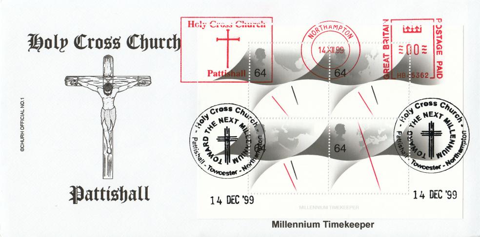 1999 (12) Timekeepers M/S - Brazier Holy Cross Church, Pattishall Official - Holy Cross Church, Pattishall Meter Mark (White Cover)