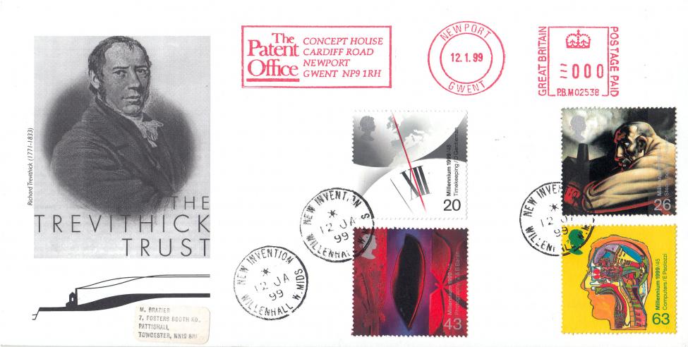 1999 (01) Inventors - Henty Official - New Invention CDS - The Patent Office Meter Mark