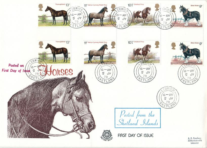 1978 (07) Horses - Peter Scot - Lerwick CDS (Gutter Pairs)