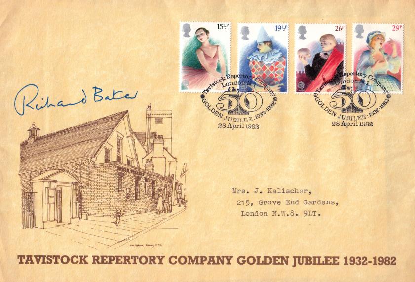 1982 (04) Theatre - Tavistock Repertory Company Golden Jubilee Official - Signed by Richard Baker