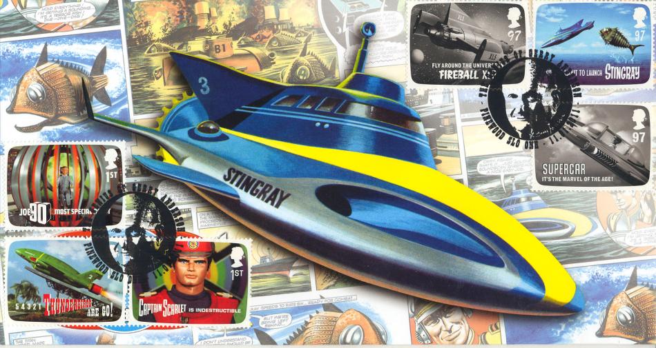 2011 (01) Gerry Anderson - Steven Scott (Gerry Portrait) FULL SET Official (Stingray)