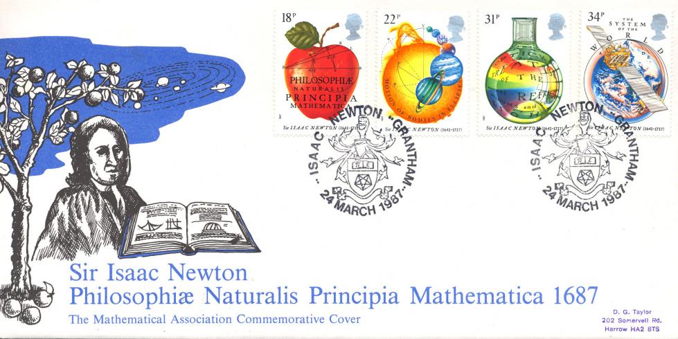 1987 (03) Newton - Mathematical Association, Isaac Newton, Grantham Official