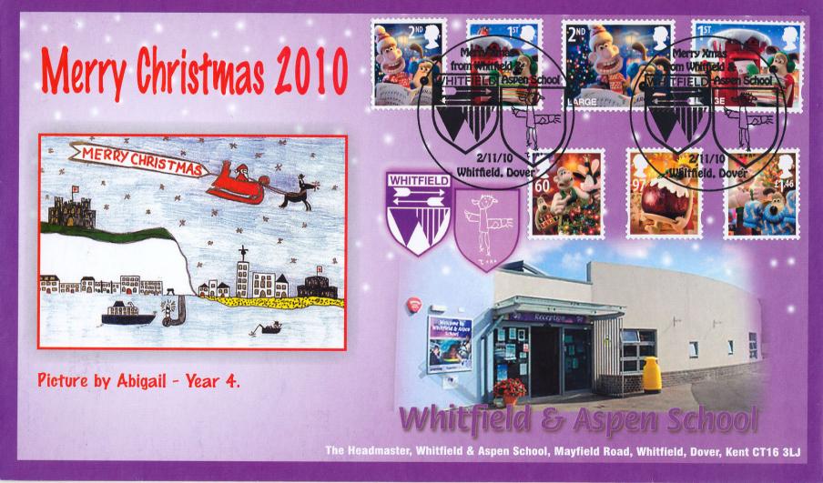 2010 (11) Christmas (Stamps) - Whitfield & Aspen School Official