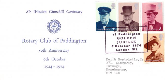 1974 (10) Churchill - Rotary Club of Paddington Official