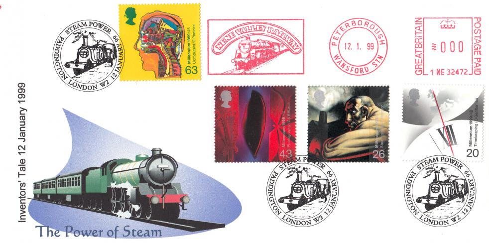 1999 (01) Inventors - Sheridan 'Special' - Steam Power, Paddington H/S - Nene Valley Railway Meter Mark