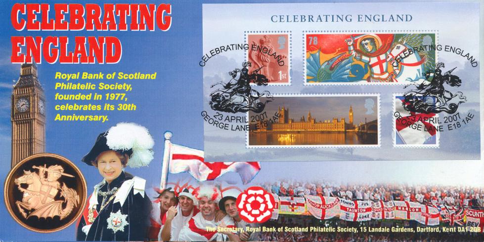 2007 (04) England M/S - Royal Bank of Scotland Philatelic Society Official