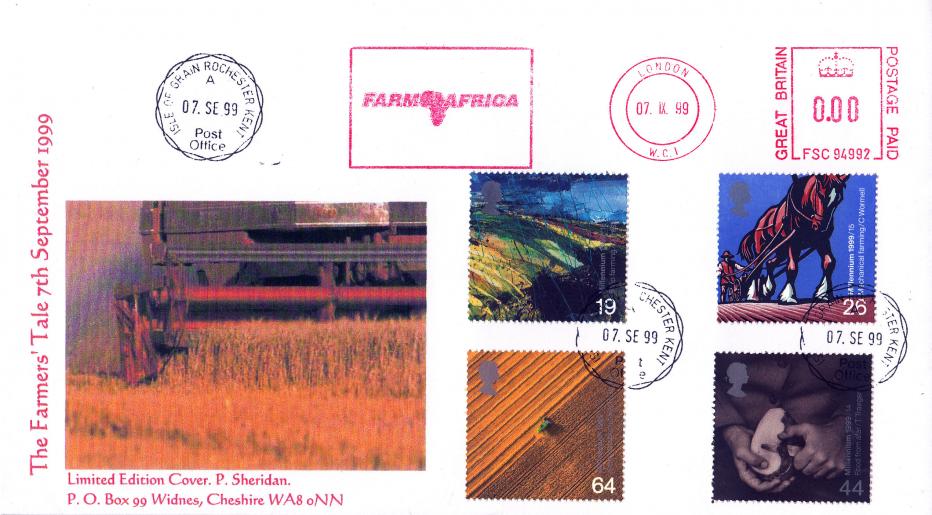 1999 (09) Farmers - Sheridan 'Special' - Isle of Grain CDS + Farm Africa Meter Mark