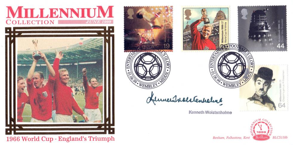 1999 (06) Entertainers - Benham BLCS 158 Wembley Official - Signed by Kenneth Wolstenholme
