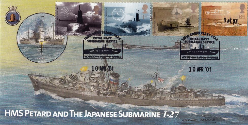 2001 (04) Submarines - Cambridge 'HMS Petard and The Japanese Submarine I-27' Official
