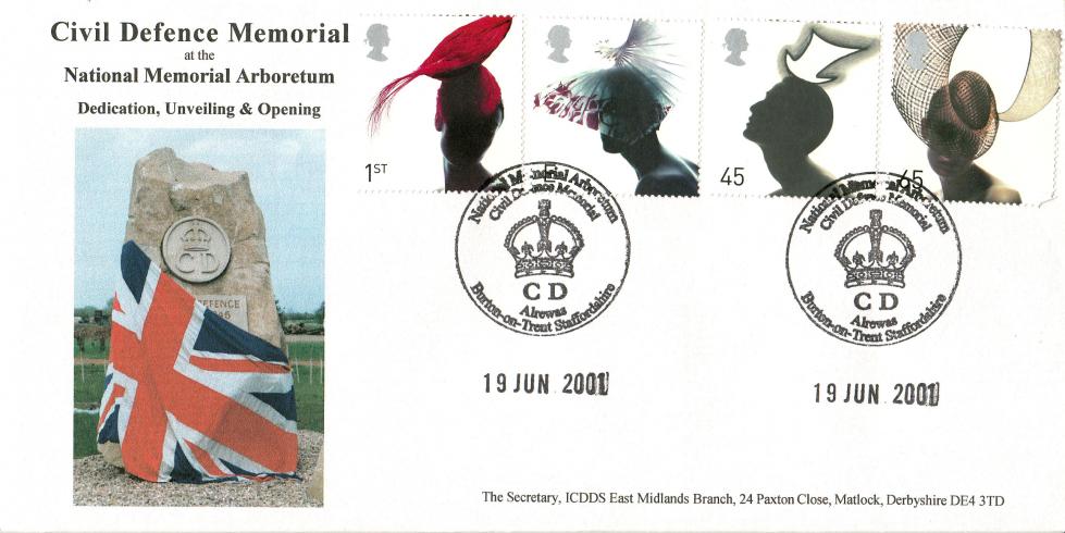 2001 (06) Hats - Colin Young Civil Defence National Memorial Arboretum Official