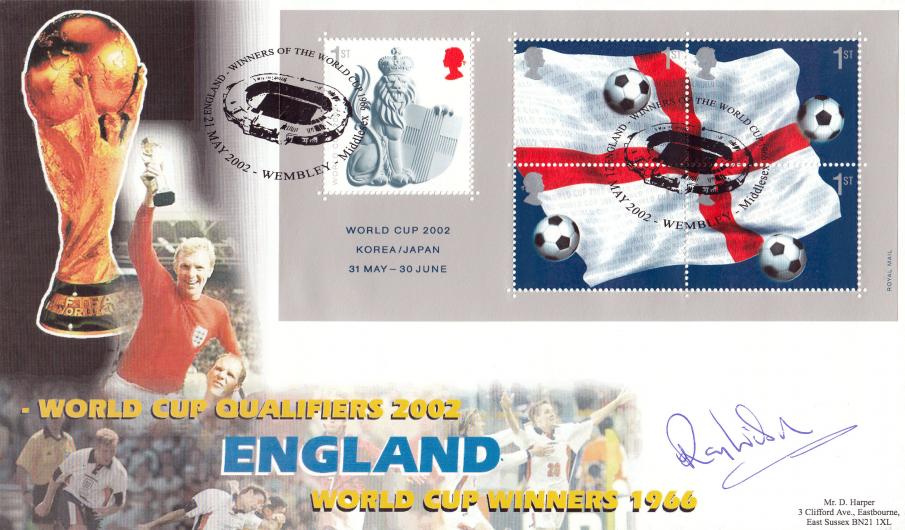 2002 (05) World Cup M/S - Harper Official - Signed by Ray Wilson
