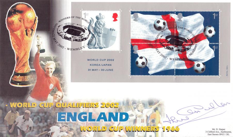 2002 (05) World Cup M/S - Harper Official - Signed by Jackie Charlton