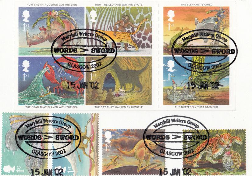 2002 (01) Rudyard Kipling - Maryhill Writers Group Official (Card)