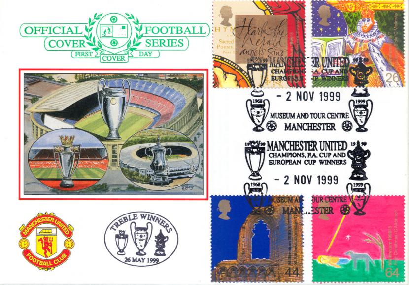 1999 (11) Christians - Dawn Football (Manchester United) Official (WITH TREBLE WINNERS CACHET)