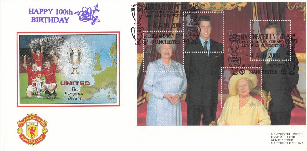 2000 (08) Queen Mother - Dawn Football (Manchester United) Official (DL Size)