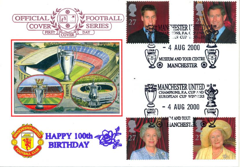 2000 (08) Queen Mother - Dawn Football (Manchester United) Official