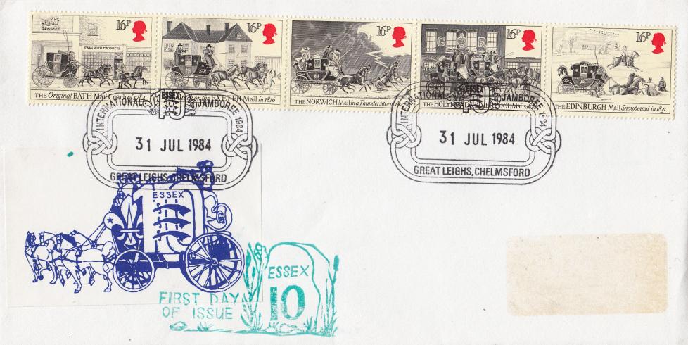 1984 (07) Royal Mail - Great Leighs, Scouts Official