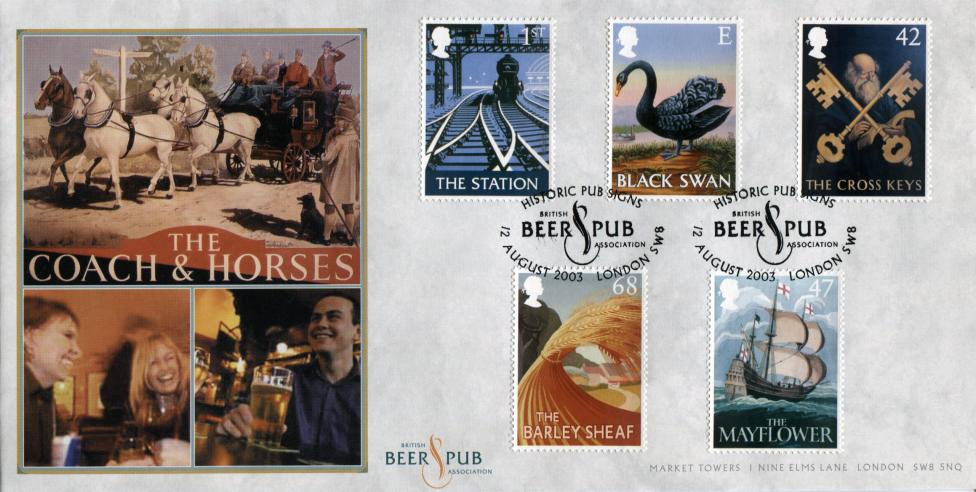 2003 (08) Pub Signs - Covercraft 'The Beer & Pub Association' Official