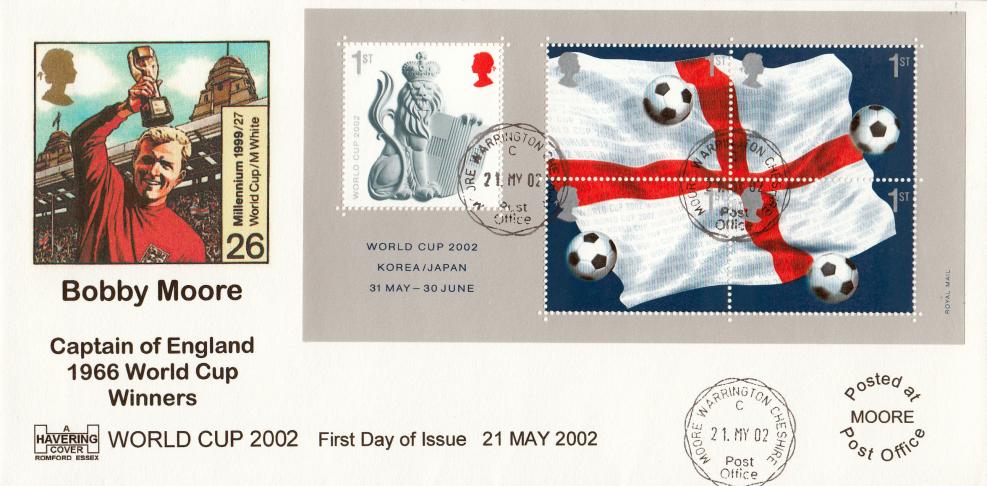 2002 (05) World Cup M/S - Havering 'Bobby Moore Special' - Moore CDS (Only 20 Serviced)