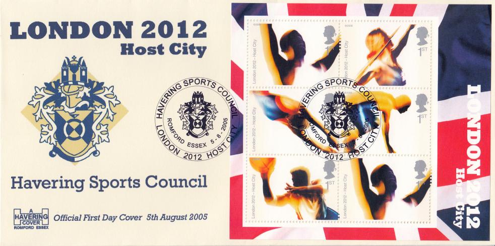 2005 (08) London Host City M/S - Havering Sports Council Official (Brown Cover Version)