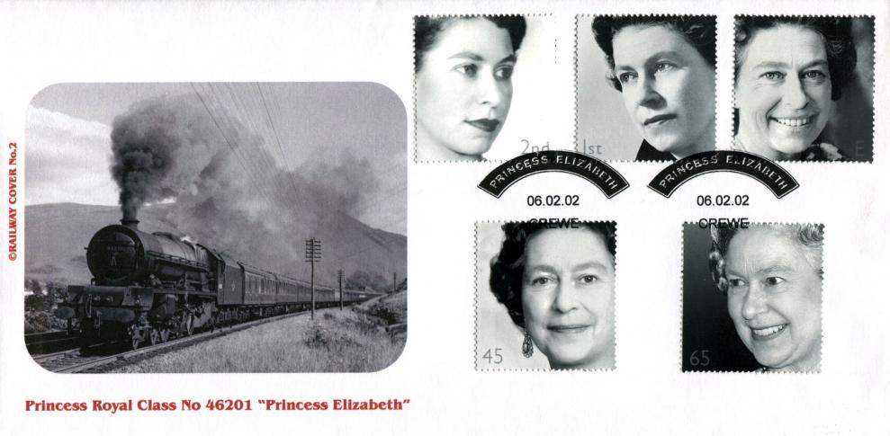 2002 (02) Golden Jubilee - Brazier 'Railway Official' - Princess Elizabeth 46201, Crewe H/S
