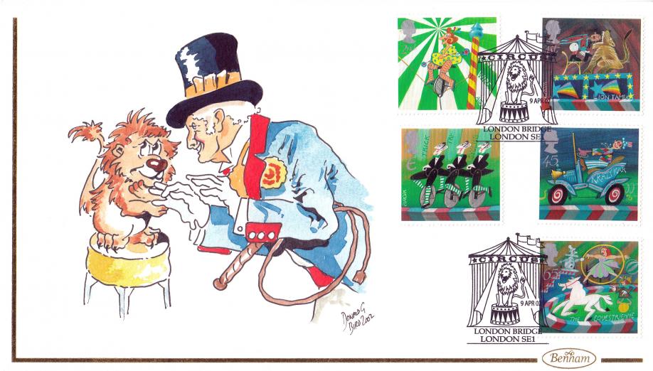2002 (04) Circus - Benham 'Hand Painted' London Bridge (Lion), SE1 Official