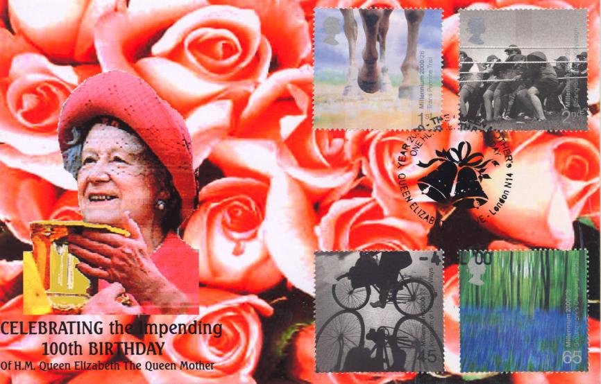 2000 (07) Stone & Soil - Peter Payne Queen Mother 100th Birthday Official