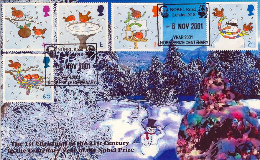 2001 (11) Christmas - Peter Payne 1st Christmas of the 21st Century, Nobel Road, N18 Official