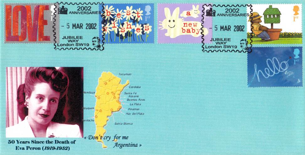 2002 (03) Occasions - Peter Payne Eva Peron, Jubilee Way, SW19 Official