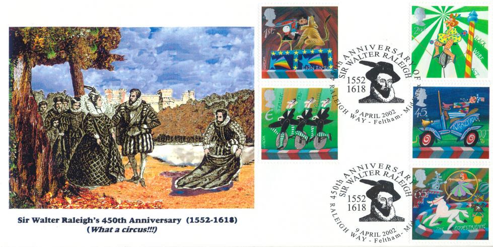 2002 (04) Circus - Peter Payne Sir Walter Raleigh 450th Anniversary Official