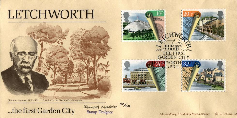 1984 (04) Urban Renewal - Bradbury LFDC (Letchworth) Official - Signed by Ronald Maddox