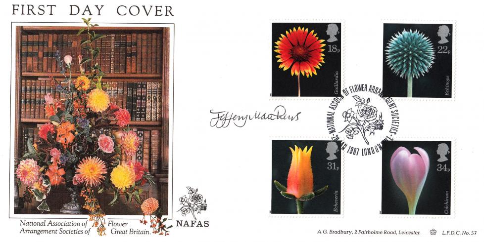 1987 (01) Flowers - LFDC Official - Signed by Jeffery Matthews