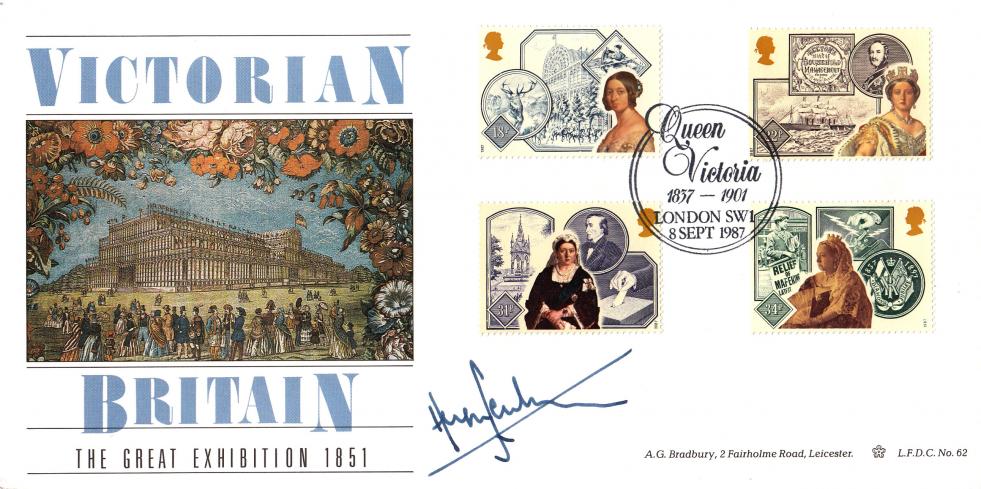 1987 (09) Victorian Britain - Bradbury LFDC Official - Signed by Edward Heath
