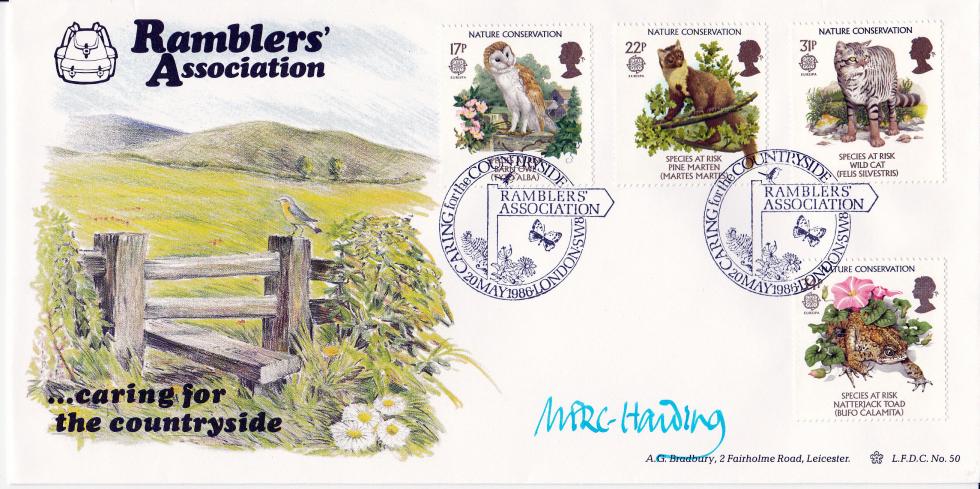 1986 (05( Nature - Bradbury LFDC Official - Signed by Mike Harding