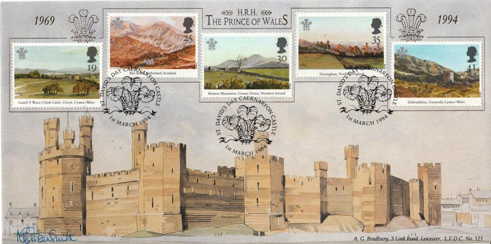 1994 (03) Prince of Wales - Bradbury LFDC Official - Signed by Malcolm Greensmith