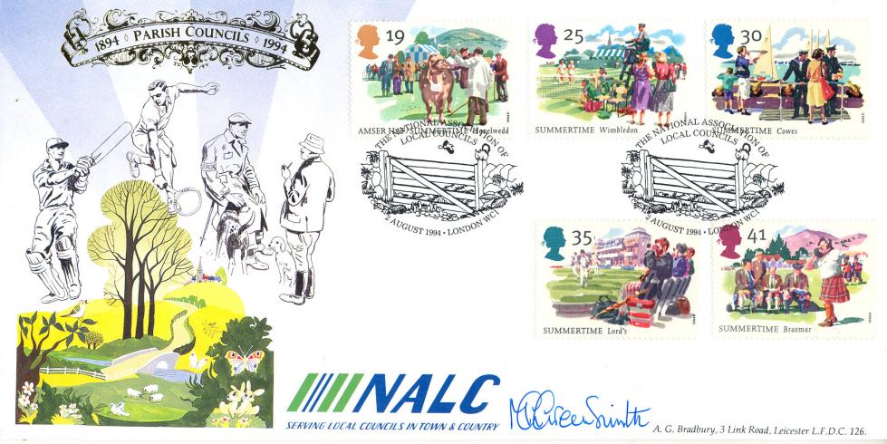 1994 (08) Summertime - Bradbury LFDC Official - Signed by Malcolm Greensmith