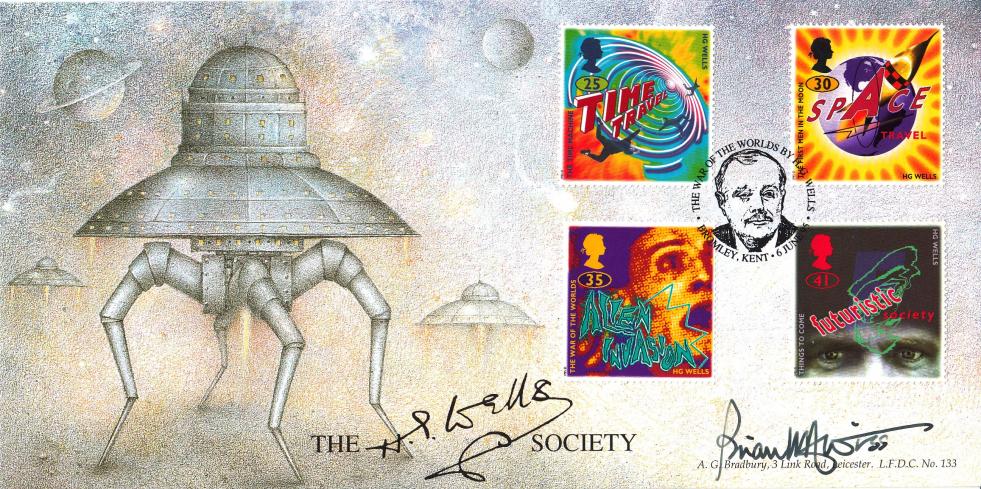 1995 (06) Sci-Fi - Bradbury LFDC Official - Signed by the late Brian Aldiss