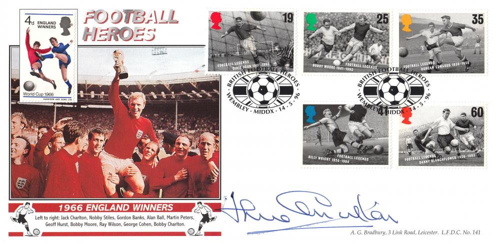 1996 (05) Football Heroes - Bradbury LFDC 'Special' - Signed by Jack Charlton
