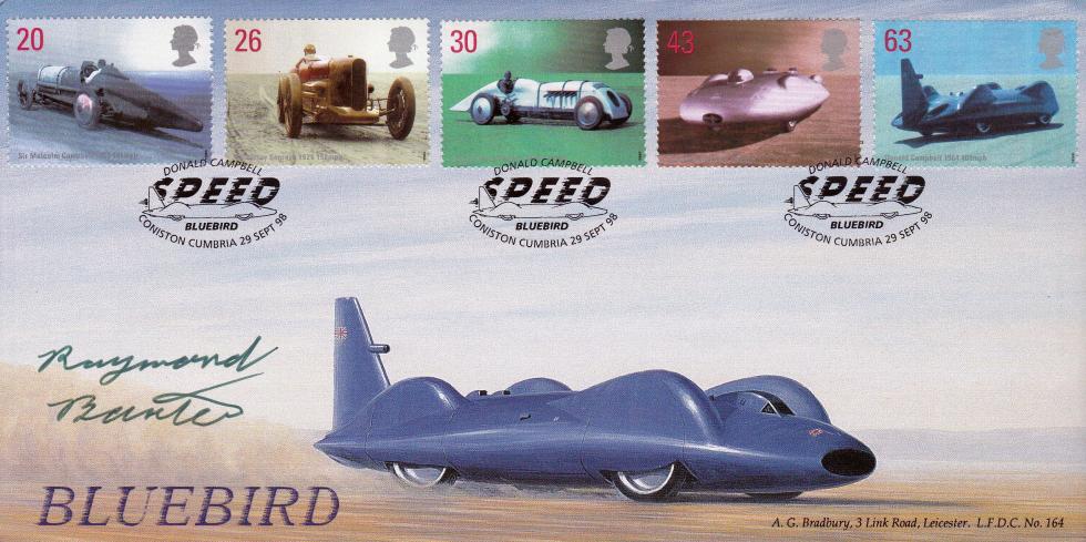 1998 (09) Speed - Bradbury LFDC (Coniston) Official - Signed by Raymond Baxter