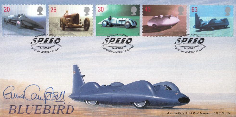 1998 (09) Speed - Bradbury LFDC (Coniston) Official - Signed by Gina Campbell