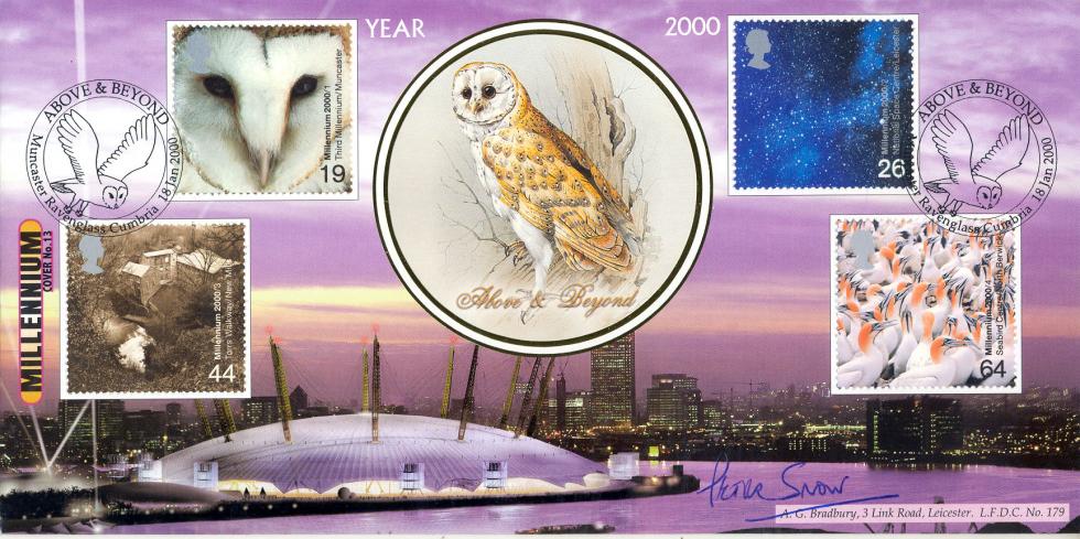 2000 (01) Above and Beyond - Bradbury LFDC Official - Signed by Peter Snow