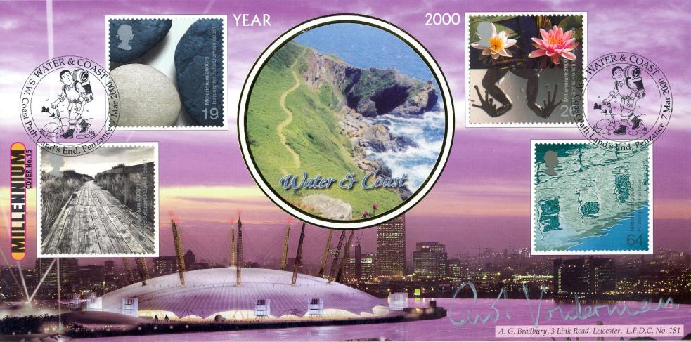 2000 (03) Water and Coast - Bradbury LFDC Official - Signed by Carol Vorderman