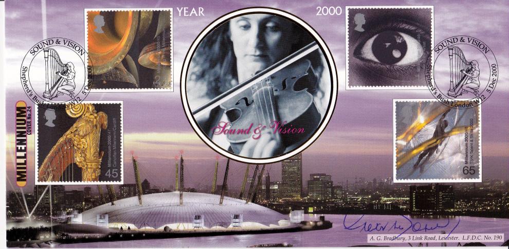 2000 (12) Sound & Vision - Bradbury LFDC Official - Signed by Sir Trevor McDonald