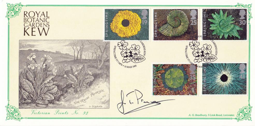 1995 (03) Springtime - Bradbury VP Official - Signed by Prof G.T.Prance