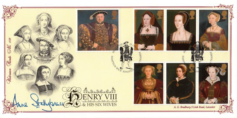 1997 (01) Tudors - Bradbury VP Official - Signed by Anne Stallybrass
