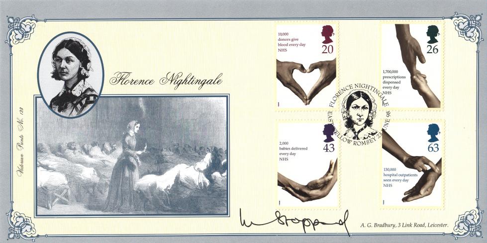 1998 (06) National Health Service - Bradbury VP Official - Signed by Miriam Stoppard