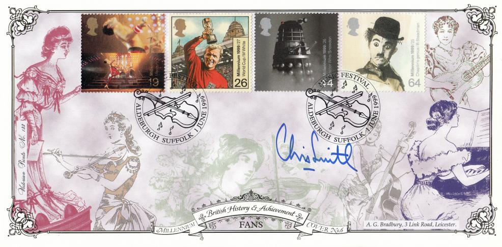 1999 (06) Entertainers - Bradbury VP Official - Signed by Chris Smith MP