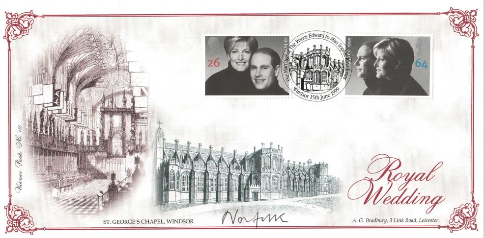 1999 (06) Wedding - Bradbury VP Official - Signed by The Duke of Norfolk
