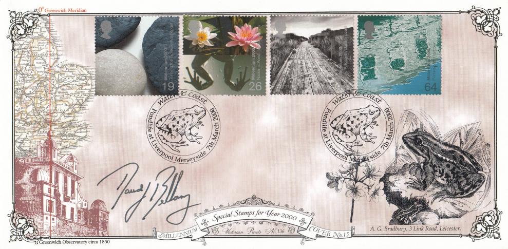 2000 (03) Water and Coast - Bradbury VP Official - Signed by David Bellamy