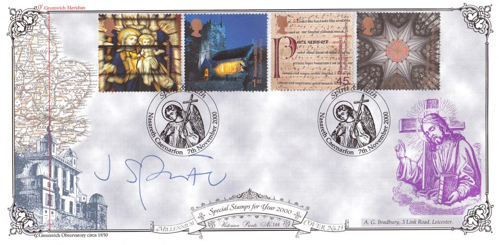 2000 (11) Spirit & Faith - Bradbury VP Official - Signed by Janet Street Porter